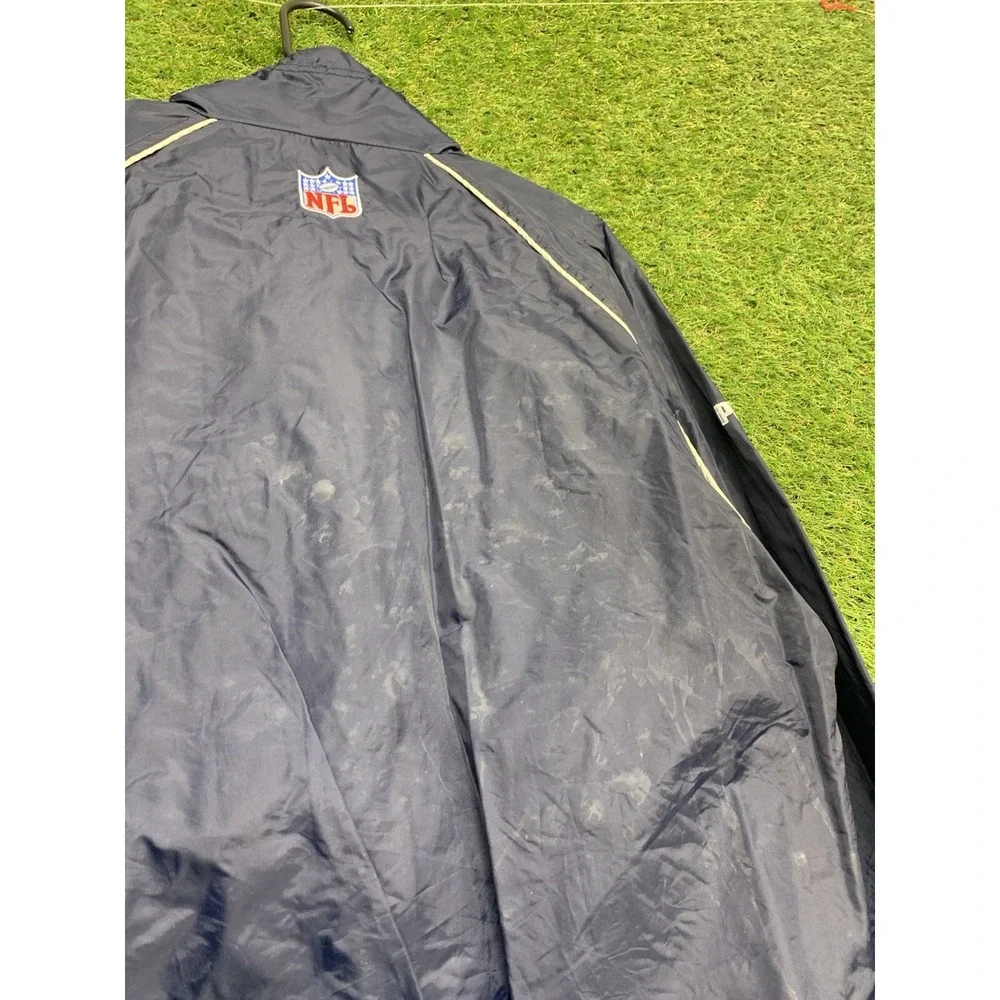 Vintage Tennessee Titans Windbreaker Jacket Mens Medium Nylon Full Zip Up 90s